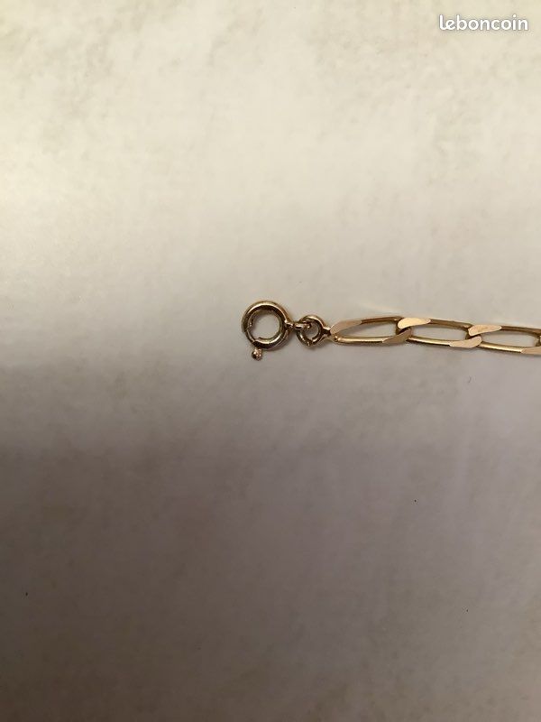 Collier Maille Cheval En Or Plaqué - Longueur 50 Cm - Neuf Avec étiquette - Tour De Cou élégant