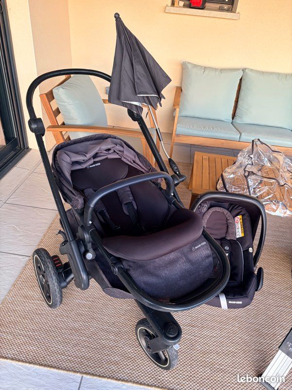 Ensemble poussette - cosy - siège auto (image 8)