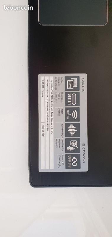 Ordinateur portable Acer (image 2)