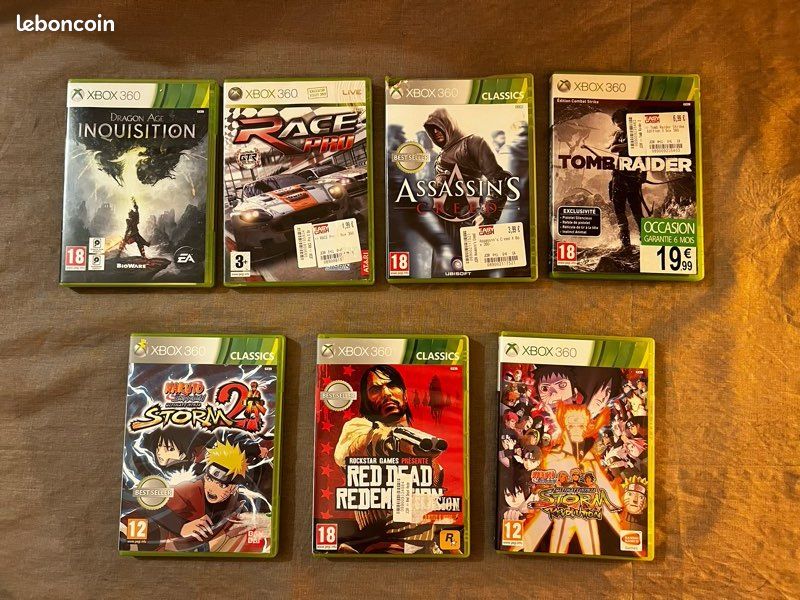 Lot Tomb Raider Xbox 360 - Version Française Complète - Très Bon état - Livraison Offerte