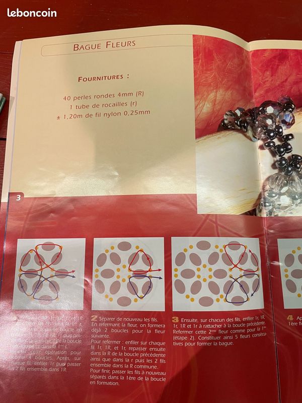 Lot perles bague swarowski (image 6)