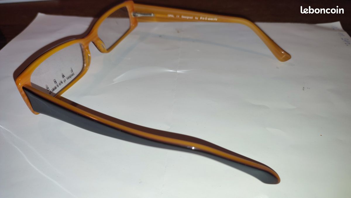 Superbe monture lunettes de Signée « LAPO OPAL