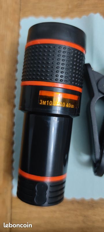 Objectif Macro Et Télé 6x 150 Mm Pour Smartphone - Compatible Plupart Modèles, Léger En Alliage Aluminium