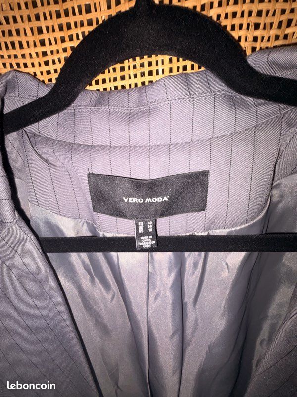 Blazer Vero Moda gris noir (image 1)