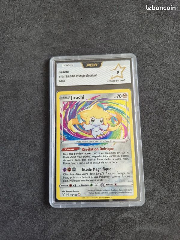 Carte Pokemon Jirachi Amazing 119/185 EB04 Voltage Eclatant - PCA 9 Fr -  Jeux & Jouets