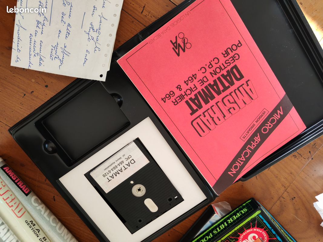 Amstrad Datamat disquette micro application - Jeux vidéo