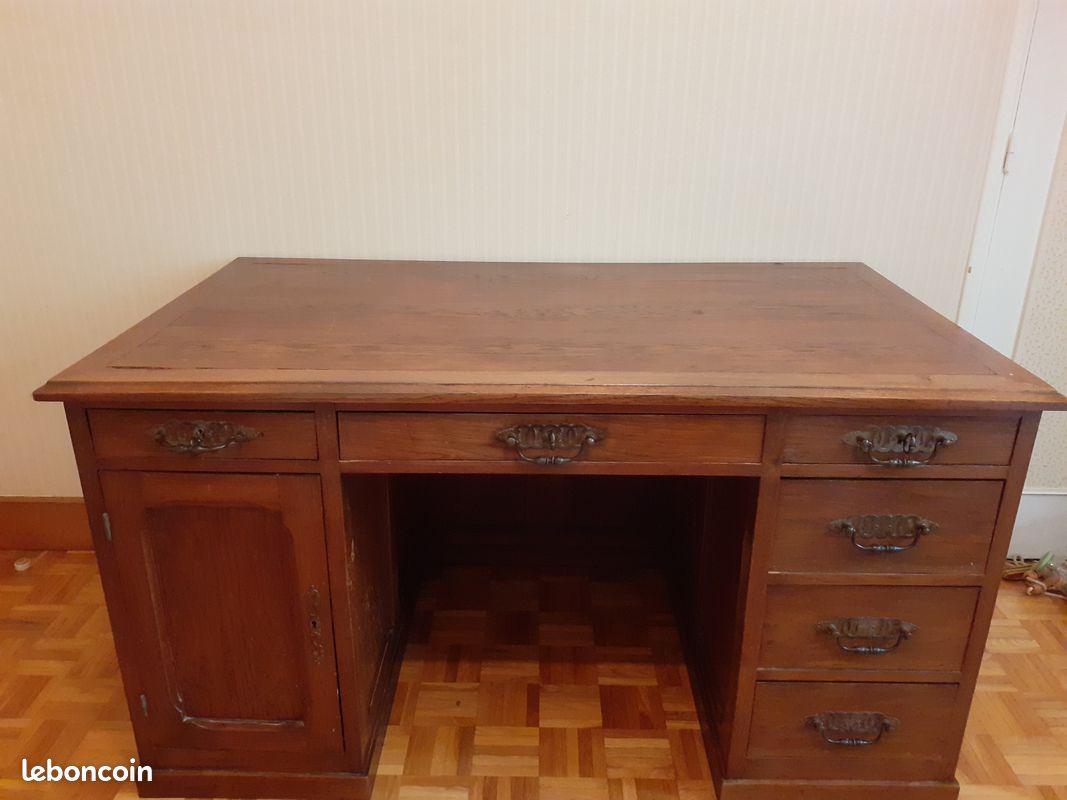 Bureau bois style ministre (image 3)