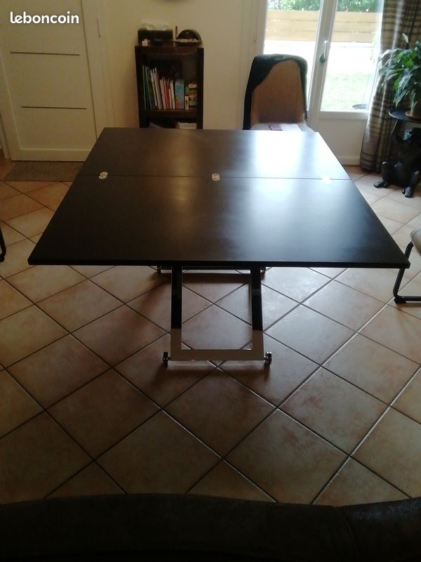 Table basse relevable et extensible (image 1)