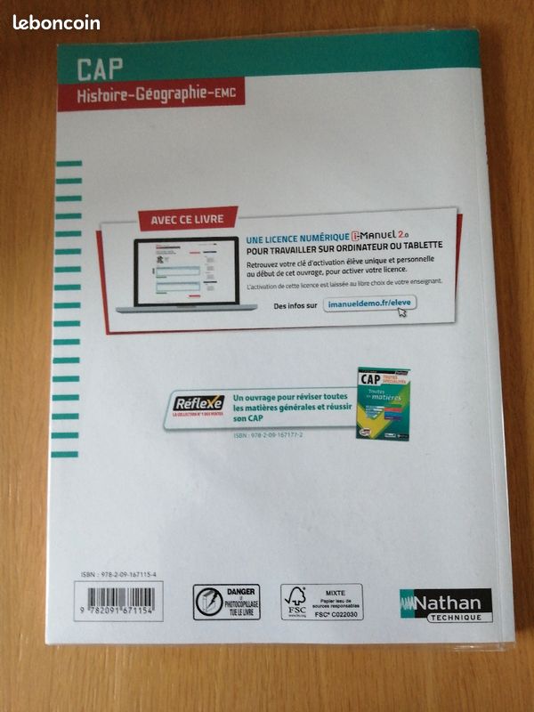 Cahier de cours et activés Cap Histoire géographie (image 3)