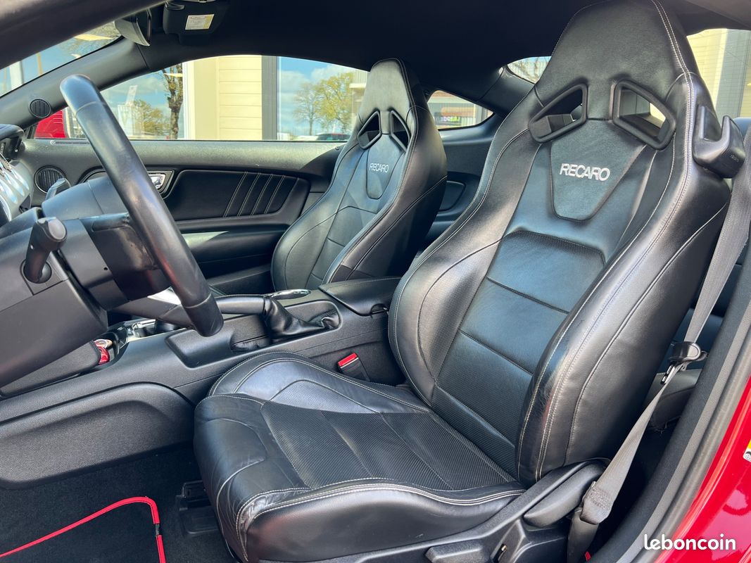 FORD MUSTANG COUPE 5.0 420 GT SIEGES RECARO / INT CUIR / ECHAPPEMENT SCORPIOn (image 5)