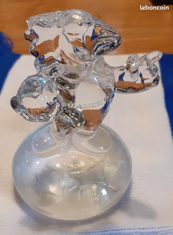 Mascotte Officielle France 98 – Cristal Dépoli, édition Signée