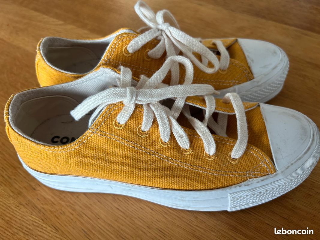 Converse Shoes Converse Plateforme Jaune Converse Basses
