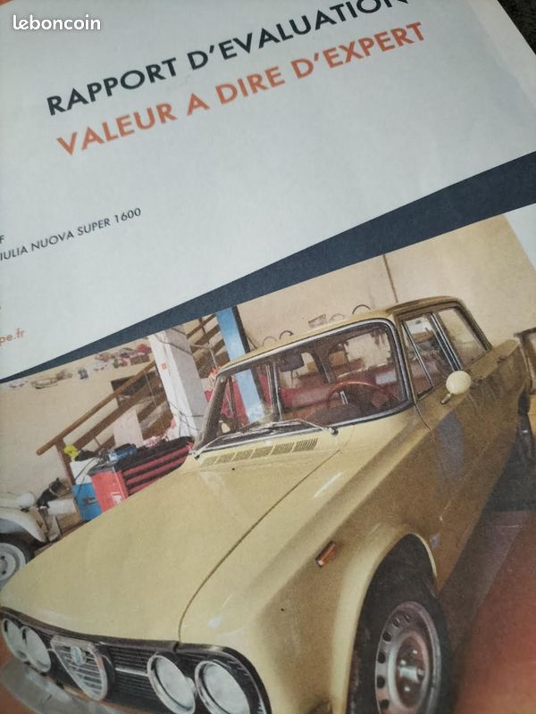 Alfa romeo giulia nuova 1600 (image 1)