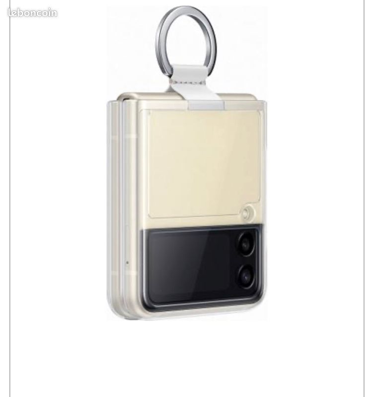 Coque avec anneau Transparent pour Samsung Galaxy Z Flip 3 (image 2)