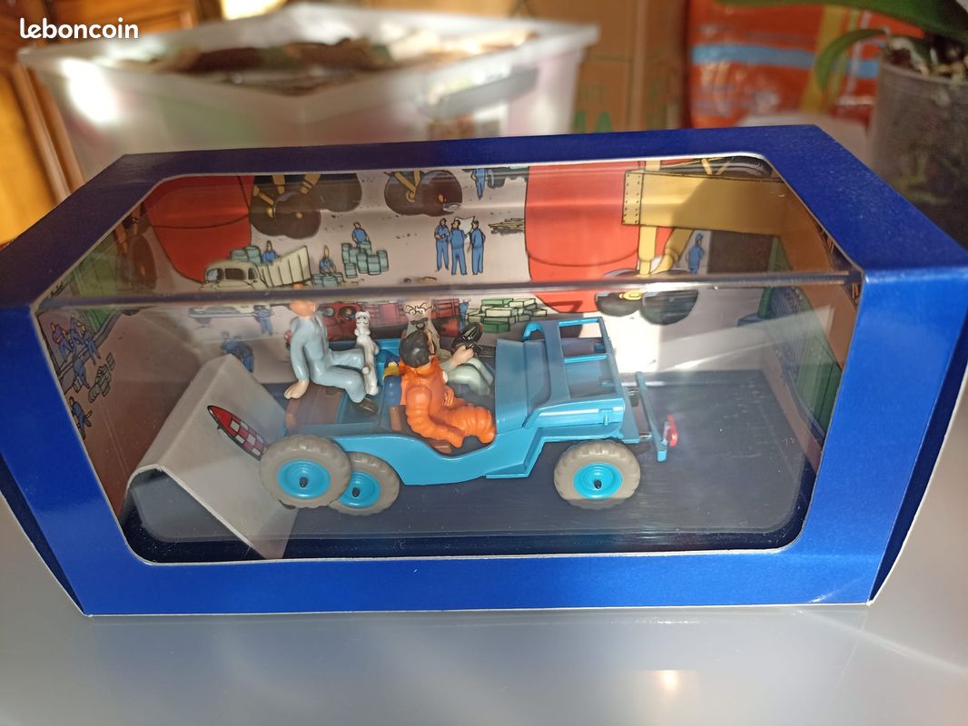 Lot De 8 Voitures Miniatures Tintin échelle 1:43, éditions Atlas, En Zamak, état D’occasion