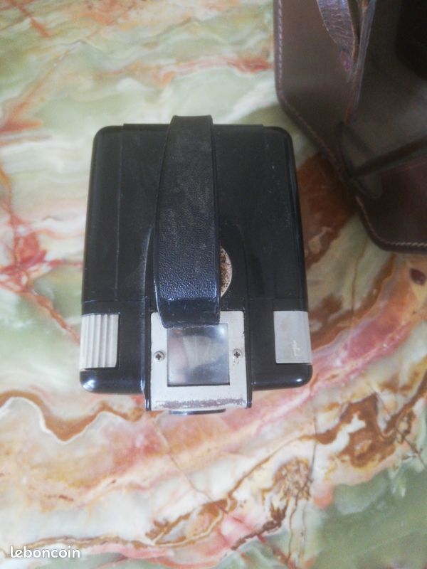 Appareil Photo Vintage Kodak Brownie Flash (Années 50) – Fabriqué en France + Sacoche Cuir (image 2)