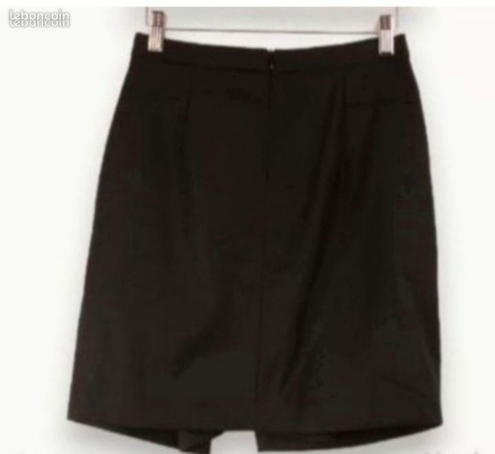 ANNE KLEIN Jupe trapèze pour Femmes Beige 36 Coton