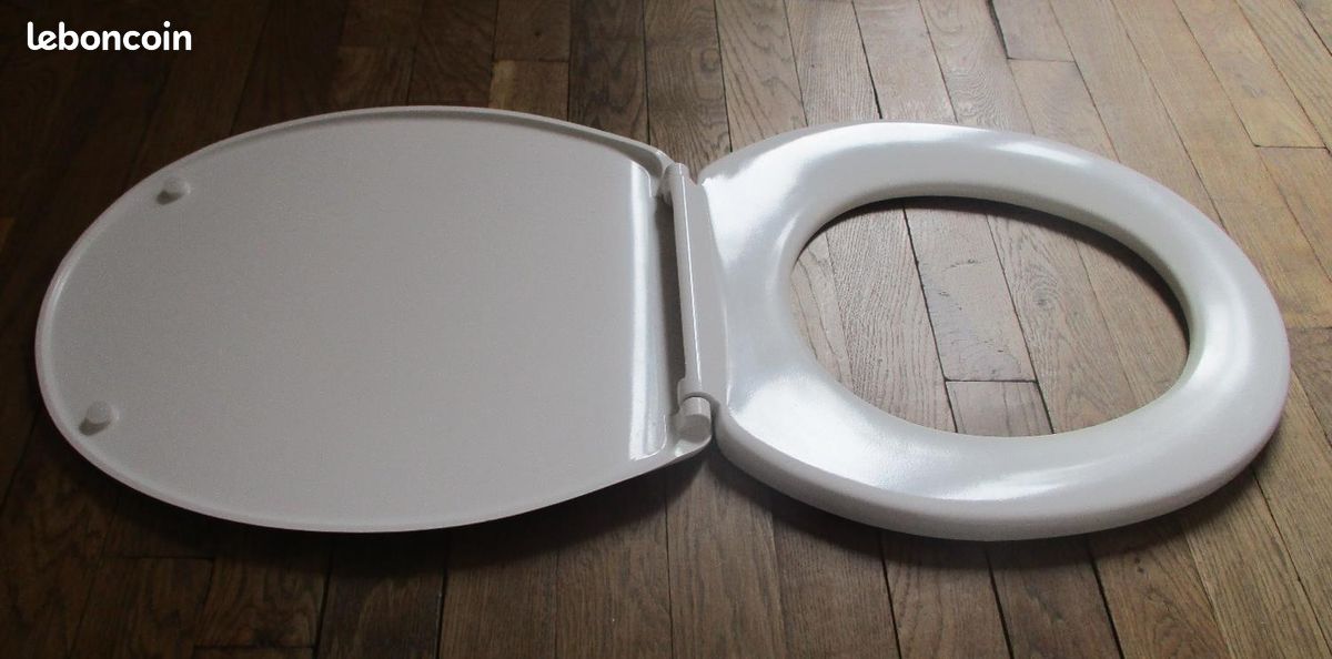 Abattant WC blanc (image 1)
