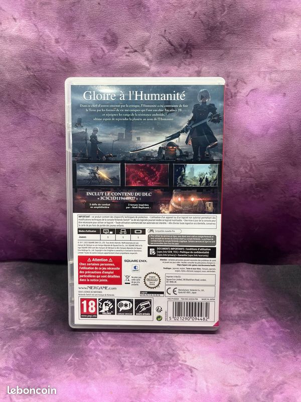 NieR Automata Day One Edition (PC) – SquareEnix – Jeu Vidéo D'action-RPG – Bon état