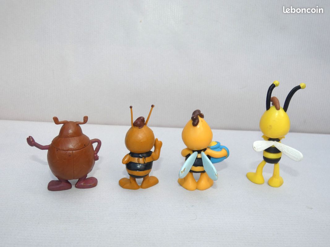 Lot 4 figurines Maya l'abeille Schleich Bully (image 2)