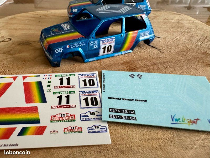 Décalcomanies 1/18 Plaques Rallye Du Portugal 2001 - CARPENA Colorado DCC18300 UV