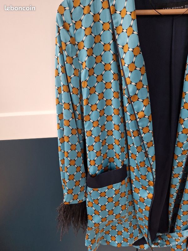 Veste blazer style pyjama ZARA (image 6)