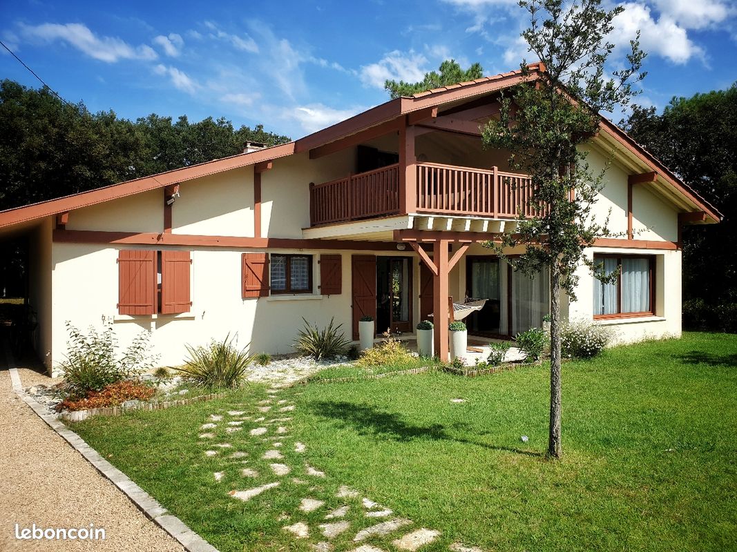 Belle villa landaise - 8/14p - piscine chauffée - grand jardin - proche plage et forêt - climatisée (image 1)