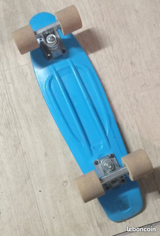 Mini skate bleu (image 3)