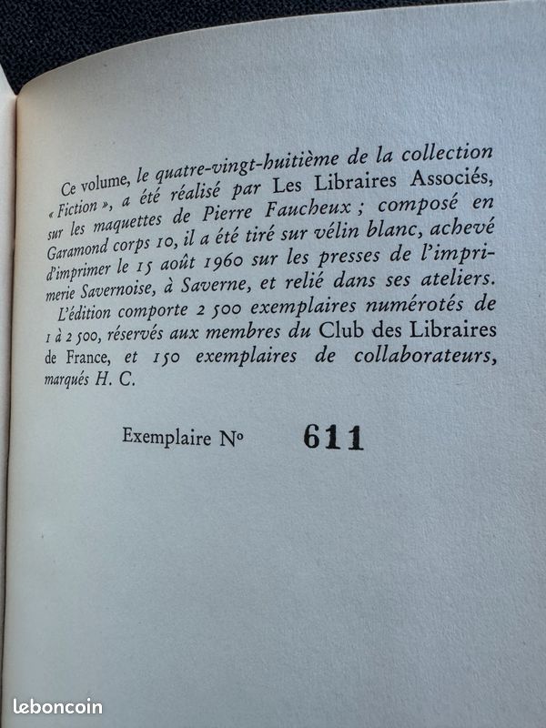 Cher Augustin – Horst Wolfram Geissler, édition Club des libraires de France (1960) (image 10)