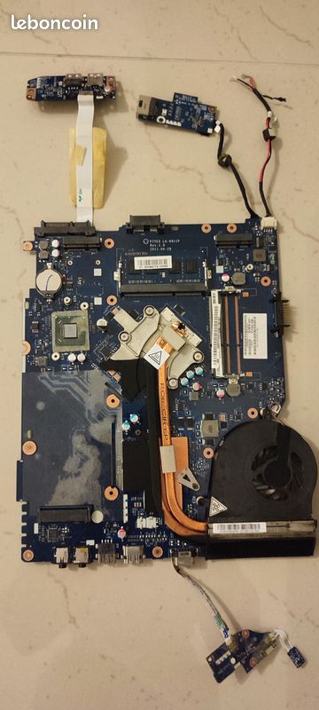Kit complet Carte Mère LA-6911P (Acer 7750G / Packard Bell) - Testée OK (image 1)