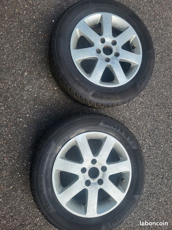 4 Jantes aluminium-4 roues complètes (image 1)