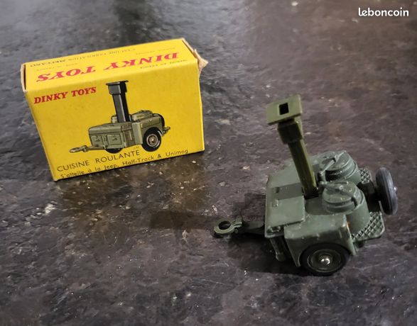 Dinky Toys France 1/43 – Lot Militaire Mercedes Unimog + Cuisine Marion