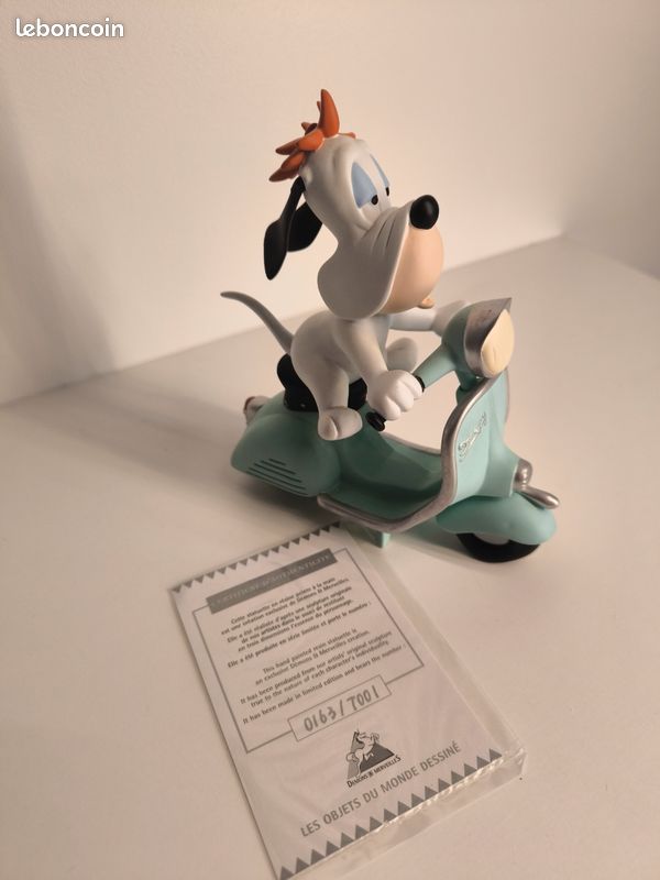 Figurine Droopy Tex Avery En Résine - Porte-post-it Avenue Of The Stars - France 2000