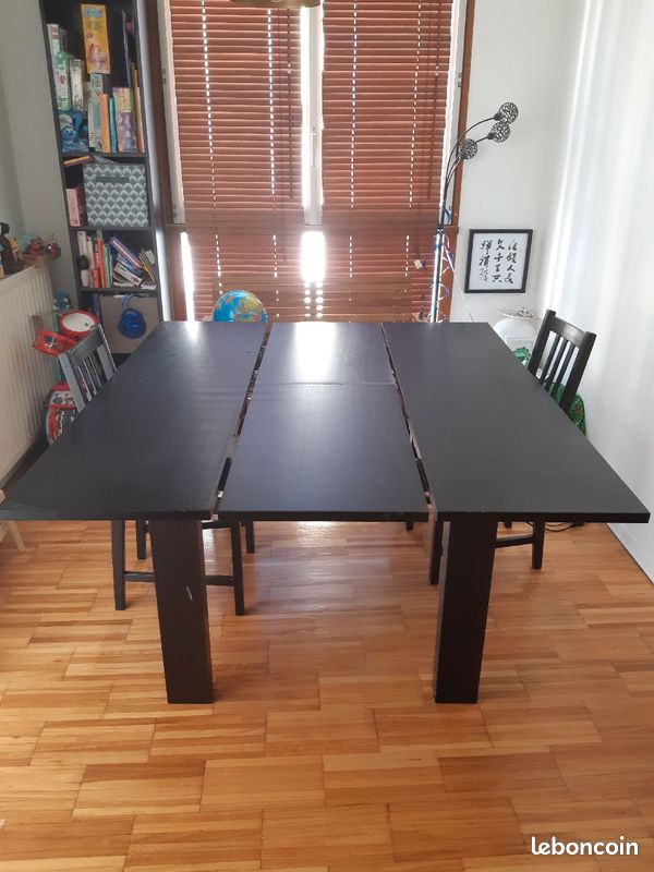 Table Habitat Bois avec extension (image 2)