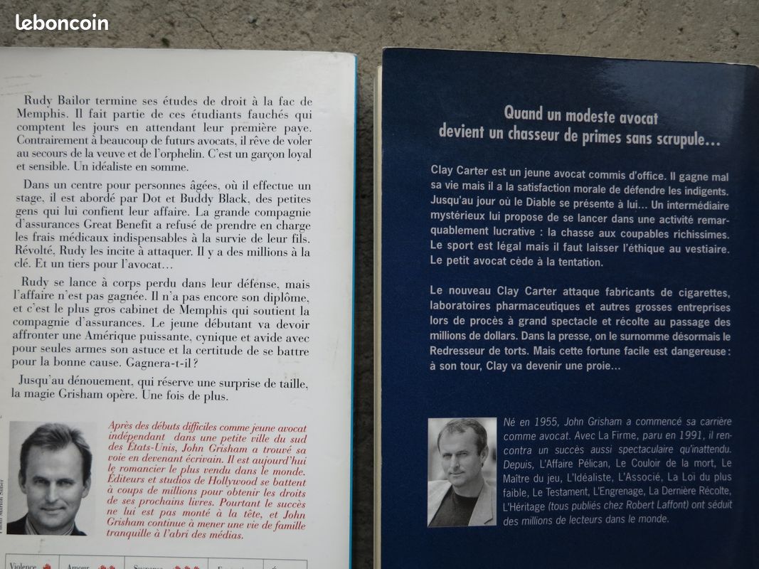 JOHN GRISHAM L'idéaliste La transaction ETC...A partir de 2 (image 2)