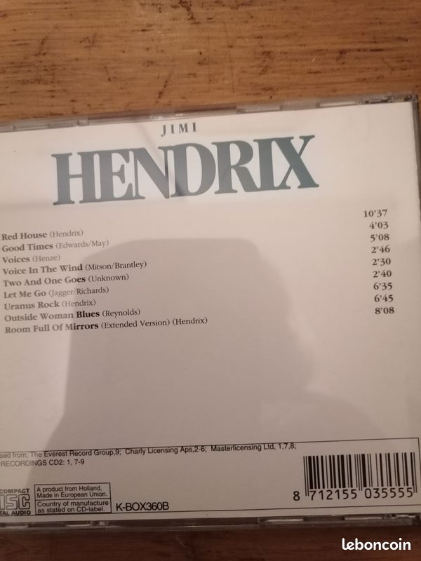 3 CD Jimi Hendrix occasion (image 4)