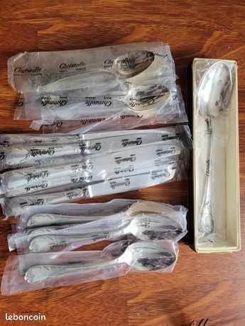 Boulenger Menagere De 48 Pieces En Metal Argente Modele Empire Palmette Coffret 02 Qu