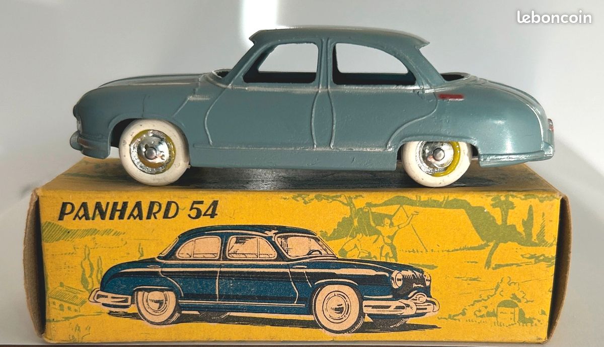 Miniature CIJ Dyna Panhard 54 - échelle 1/43, Vert Zamak, Avec Boîte (occasion)