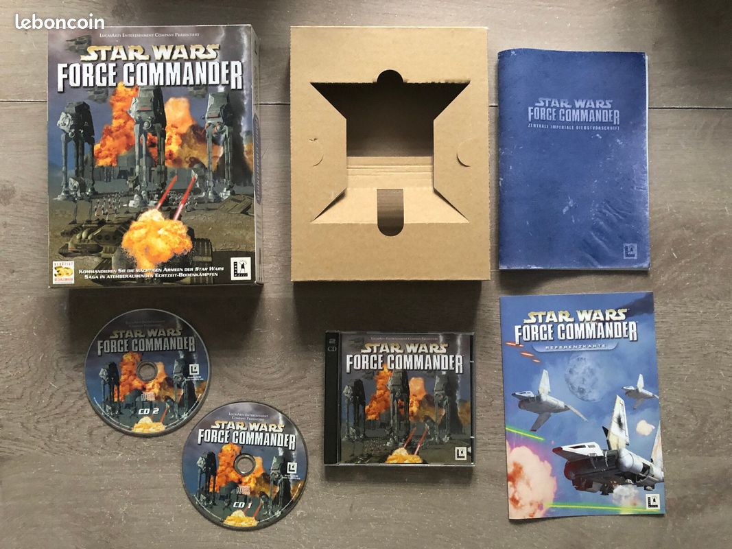 Jeu PC Star Wars Forces - Big Box, Bon état, Fonctionne Parfaitement (sans Notice)