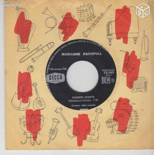 SP MARIANNE FAITHFULL 45 tours JUKE BOX (image 1)