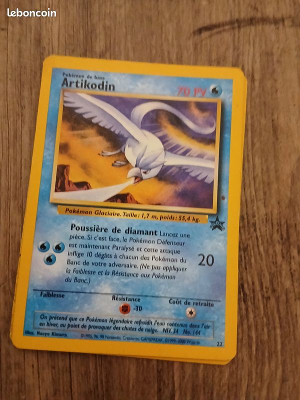 Lots de Cartes pokémon légendaires promo 1995 1st edition (image 3)