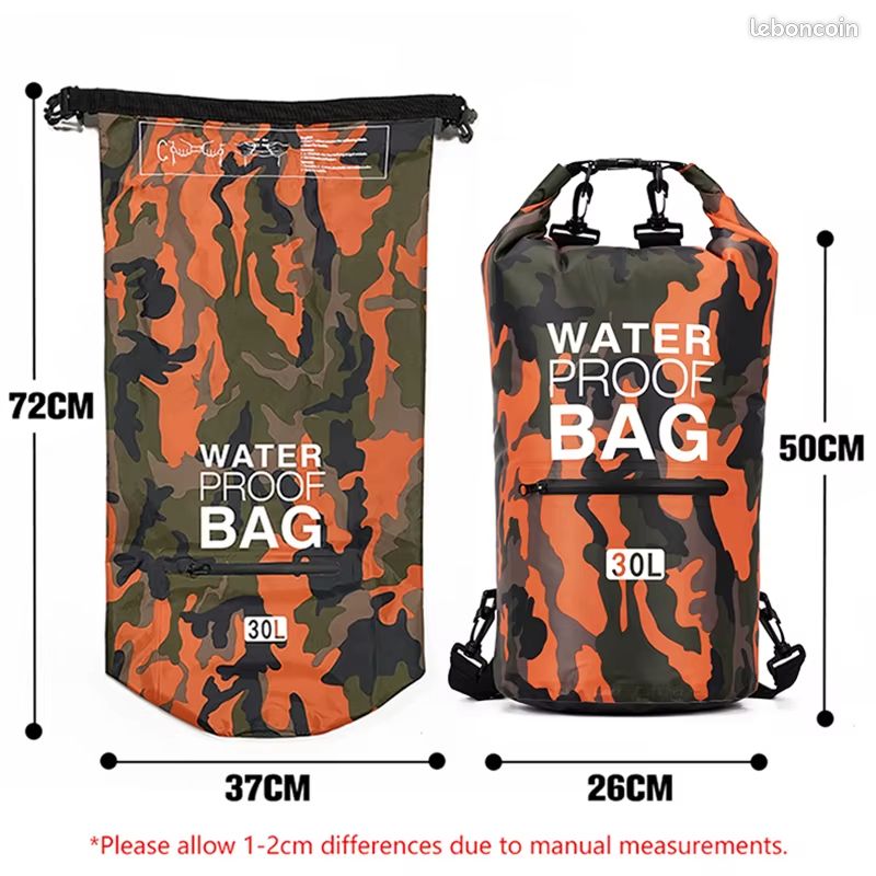 Lixada Sac à Dos De Pêche Rangement De Pêche Multifonctionnel Étanche