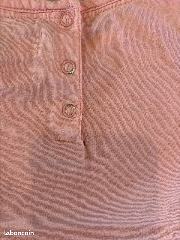 Lot 4 t-shirts fille - 9 mois (image 13)