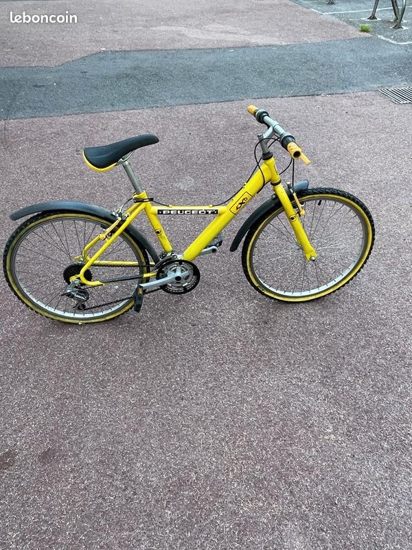 Vélo peugeot enfant jaune (image 1)