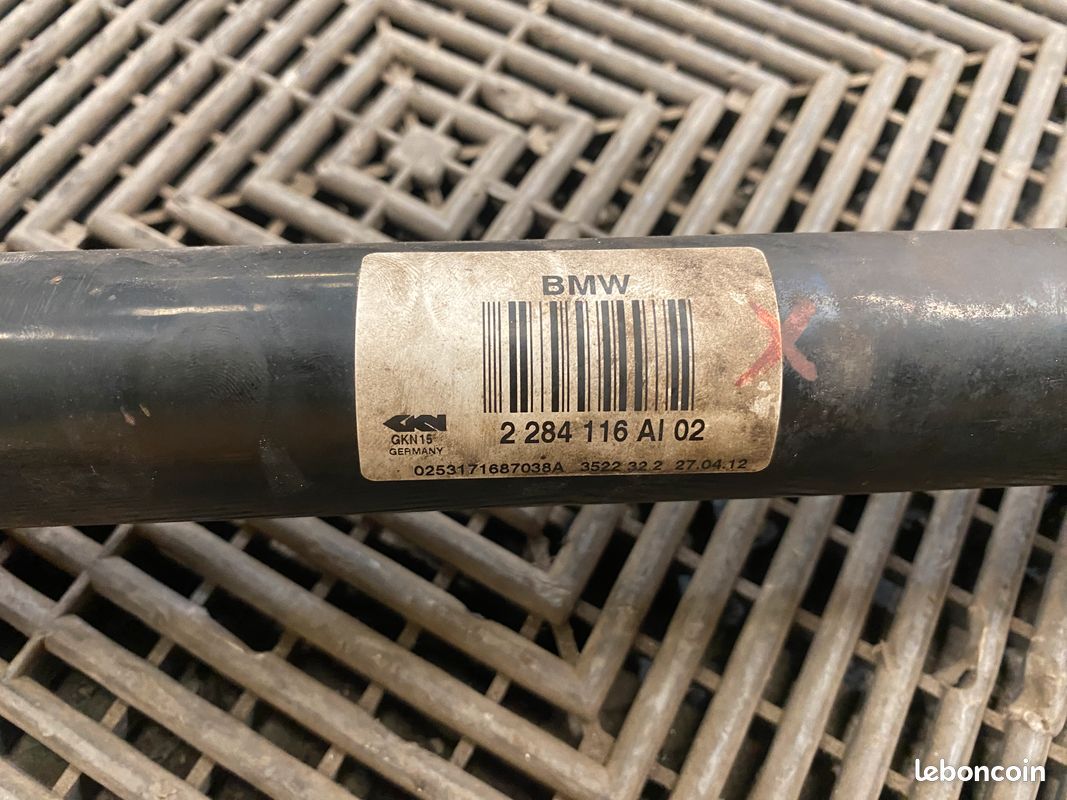 Cardan de transmission BMW M5 F10 / M6 F12 F13 - Équipement auto