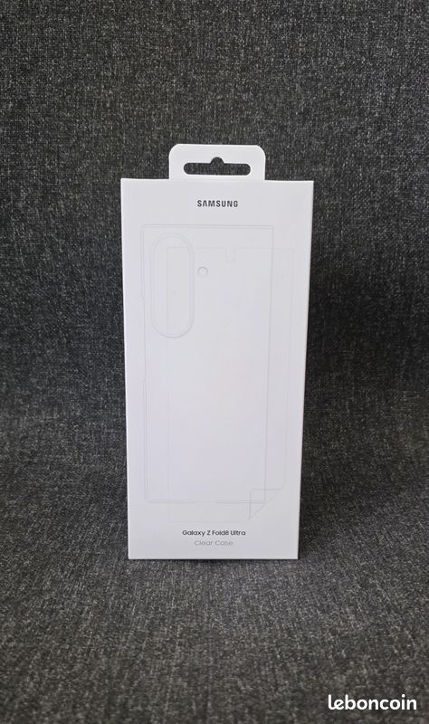 Samsung Coque transparente + film de protection anti-reflets pour Galaxy Z Fold8 Ultra / Neuf scellé (image 1)