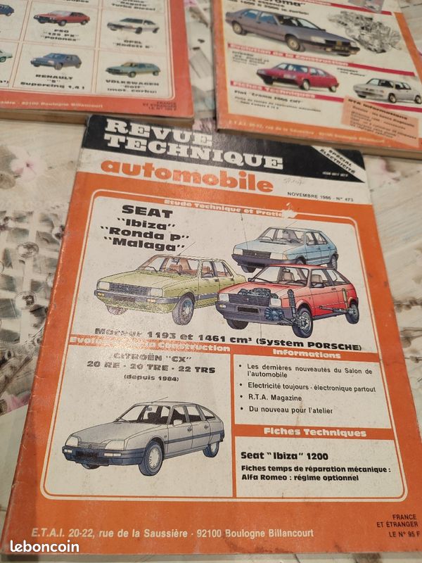 Lot Revue technique Automobile(86/88/89) (image 6)