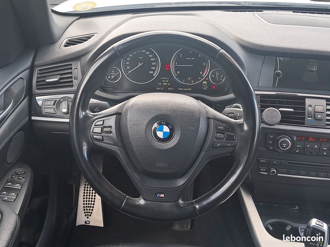 BMW X3 (F25) XDRIVE20D 184 M SPORT DESIGN BVA8 184Ch TO Jantes M19 Sieges Chauffants Garantie 12 mois (image 9)