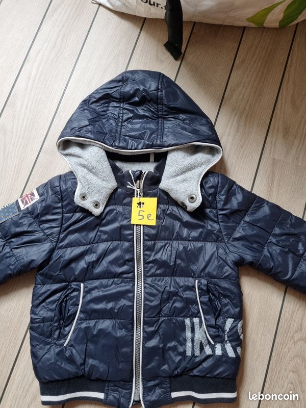Blouson manteau Ikks 2 ans 86 cm timtim08 (image 2)