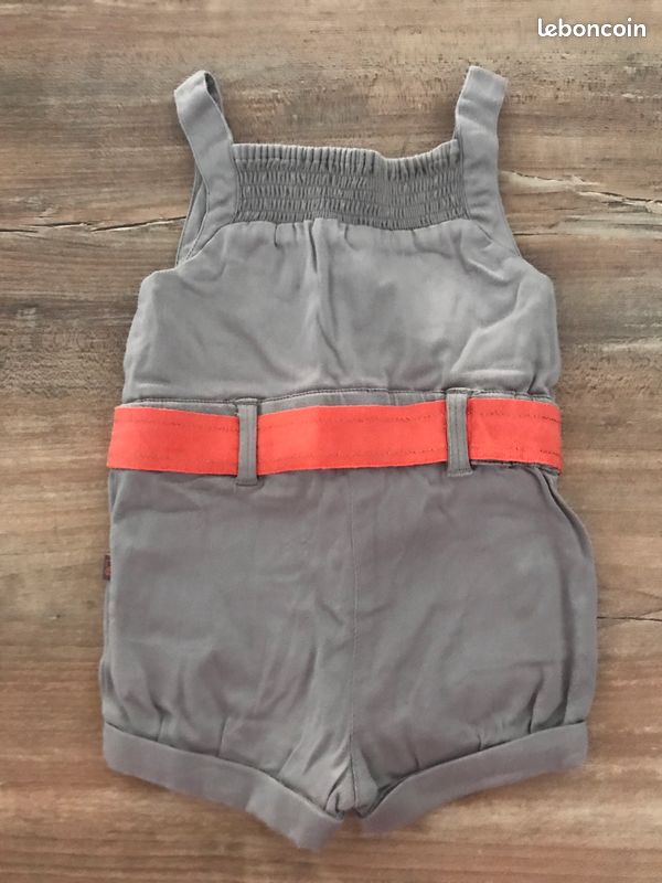 Salopette/short enfant fille " Obaîbi " (image 2)
